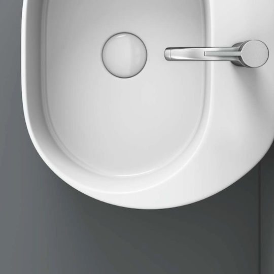 Soncera Mini Wall Mounted Wall-mounted / Countertop Sink Porcelain 40x33.5x14cm White