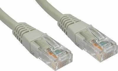 Jager U/UTP Cat.5e (Gigabit) Καλώδιο Δικτύου Ethernet 10m Γκρι