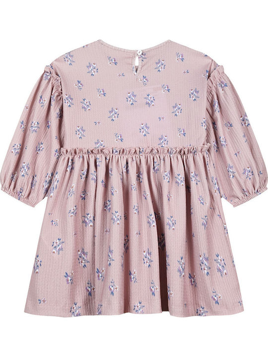 Children's Dress Long Sleeve Pink