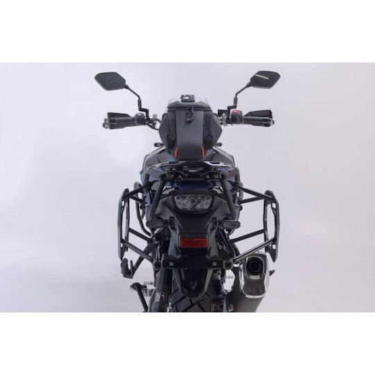 SW-Motech Trax Adv Σετ Πλαϊνές Βαλίτσες Μοτοσυκλέτας Αλουμινίου 45lt σε Μαύρο Χρώμα