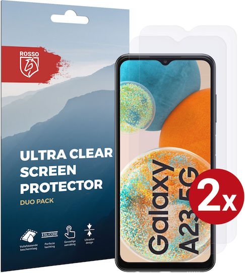 Rosso Ultra Clear Displayschutzfolie 2Stück (Galaxy A23 4G / Galaxy A23 5G Galaxy A23 4G / Galaxy A23 5G)