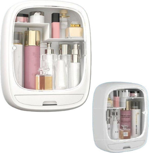 Organizator Cosmetice Cu 1 Sertar Alb 33.5x27x10.5cm