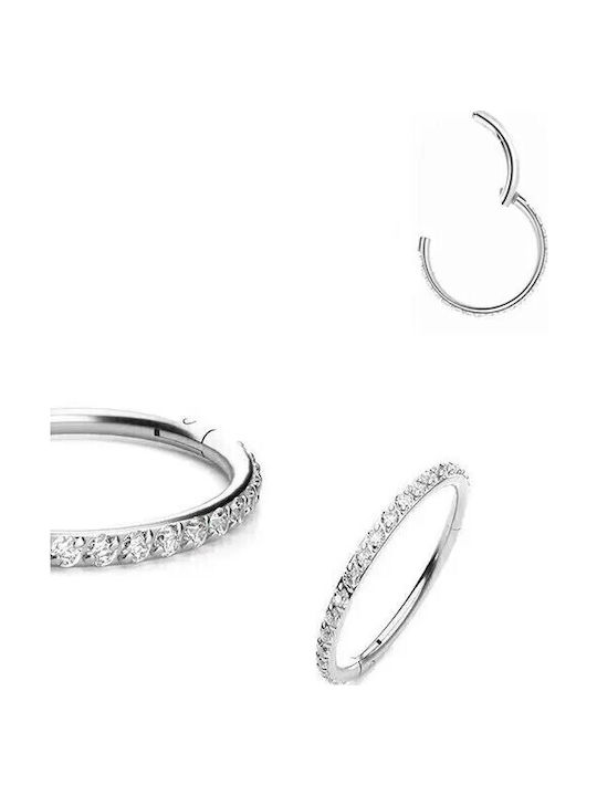 Amalfi Accessories Ohrringe aus Stahl mit Diamant