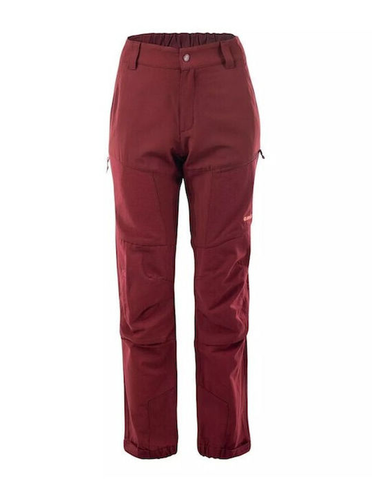 Damen Stoff Hose Rot