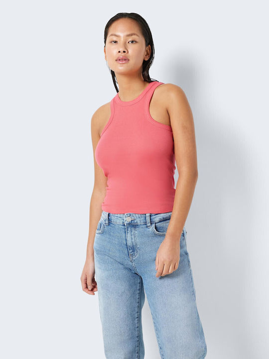 Damen Sommer Bluse Baumwolle Ärmellos Orange