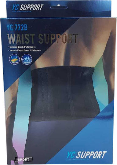 YC Support YC-772B Ζώνη Για Ανακούφιση Από Πόνο σε Μαύρο χρώμα