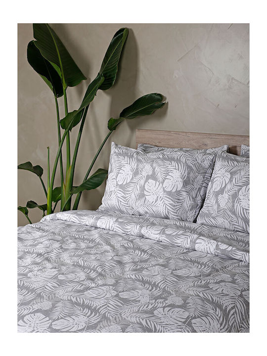 Sunshine Bettbezug Baumwolle Einzelbett 170x250 Feelings Grey