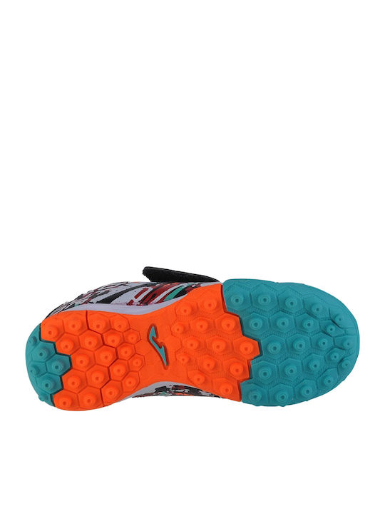 Evolution Kids Turf Soccer Shoes without Laces Black