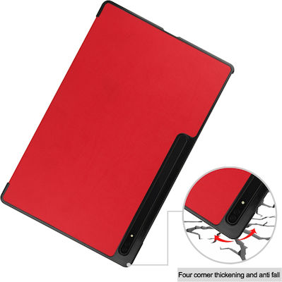 Techsuit FoldPro Flip Cover Red (Galaxy Tab S9 Ultra) KF2313831