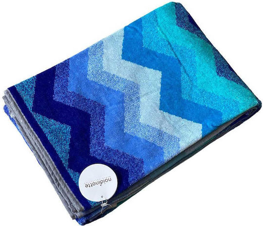 Noidinotte Beach Towel Cotton Turquoise 170x90cm.