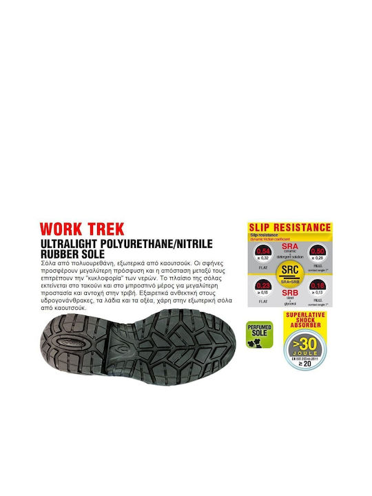 Cofra Cermis Водоустойчив Ботуши Защита Brown S3 с Сертификация P, HRO, SRC,WR