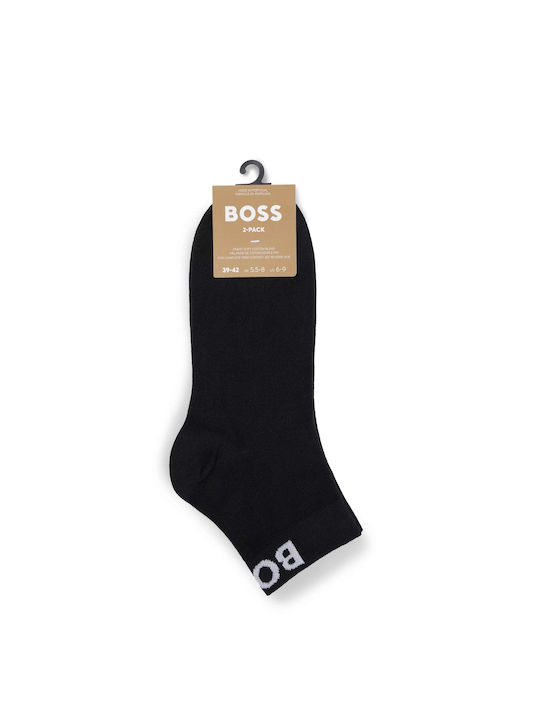 Hugo Boss Γυναικείες Κάλτσες Μαύρες 2Pack