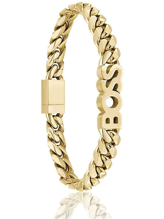 Hugo Boss Bracelet Chain made of Steel Gold Plated