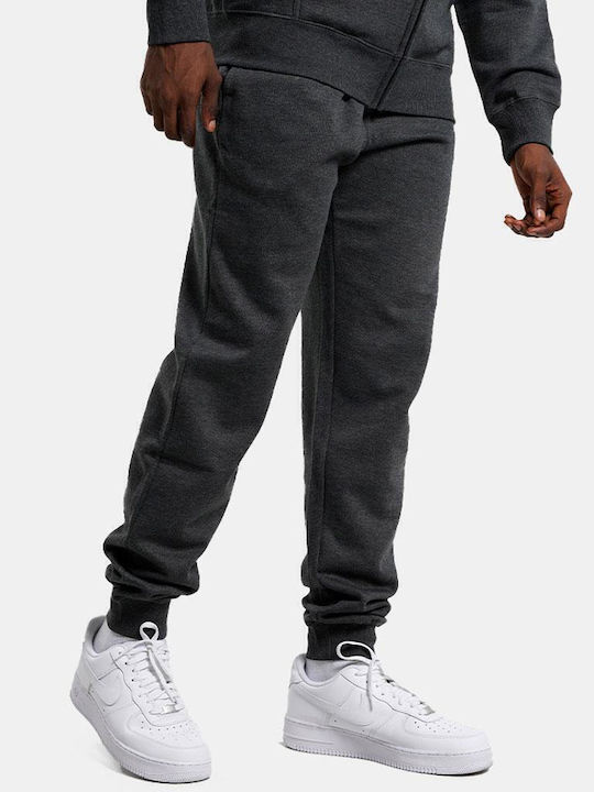 Sweatpants with Elastic Gray