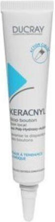 Ducray Keracnyl Gel Face for Oily Skin with AHA & BHA 10ml