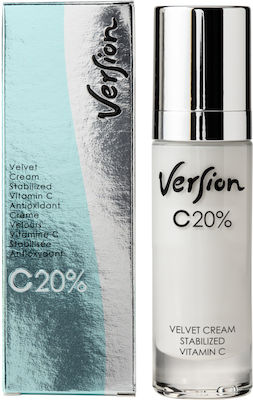 Version C20% 24h Feuchtigkeitsspendend & Anti-Aging Creme Gesicht mit Vitamin C 30ml