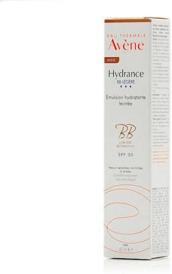 Eau Thermale Avène Hydrance Light 24ωρο Ενυδατικό Γαλάκτωμα Προσώπου Ημέρας με Χρώμα και SPF30 κατά των Ατελειών 40ml