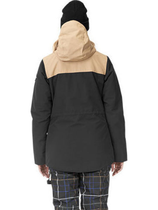 Picture Organic Clothing WVT185 Γυναικείο Μπουφάν για Σκι & Snowboard Μαύρο