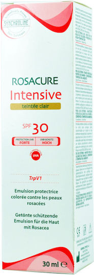 Synchroline Rosacure Intensive Clair Γαλάκτωμα Προσώπου Ημέρας με Χρώμα και SPF30 για Ενυδάτωση, Ατέλειες & Ακμή 30ml