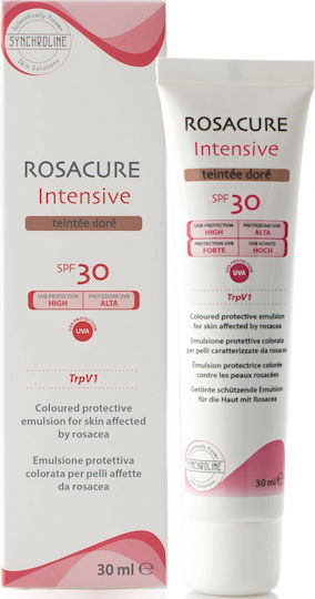 Synchroline Rosacure Intensive Dore Хидратиращ Крем за Лице с Цвят и SPF30 Против Несъвършенства и Акне 30ml