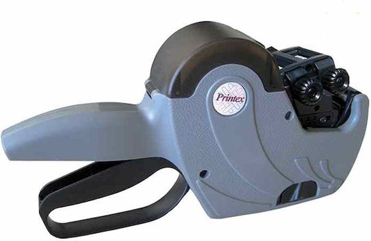 Printex Mechanical Handheld Label Maker 2 Row in Black Color