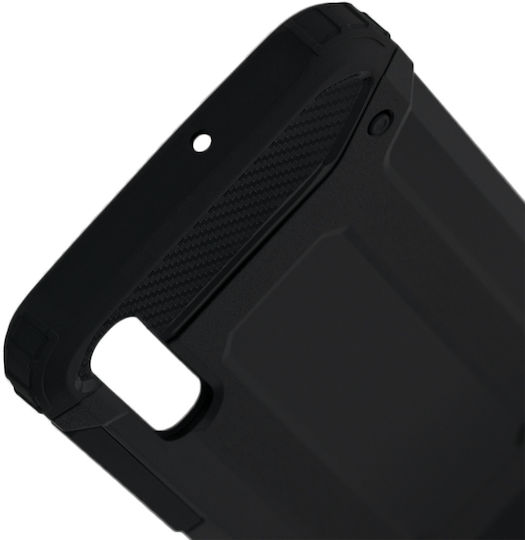 Techsuit Hybrid Back Cover Πλαστικό / Σιλικόνης Μαύρο (Galaxy A30s)