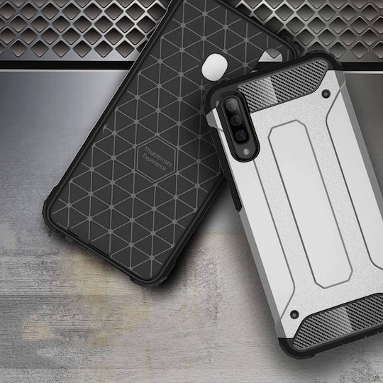 Techsuit Hybrid Back Cover Πλαστικό / Σιλικόνης Μαύρο (Galaxy A30s)