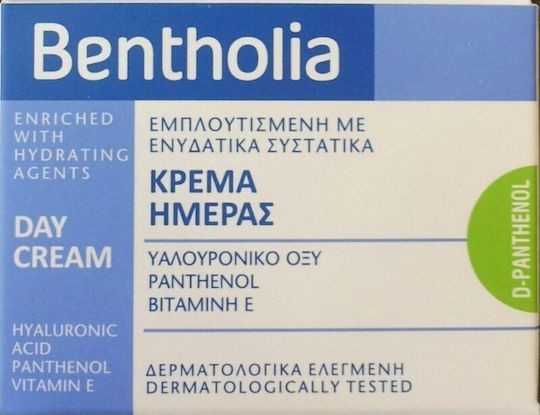 Bentholia 24ωρη Ενυδατική Κρέμα Προσώπου Ημέρας με Υαλουρονικό Οξύ 50ml