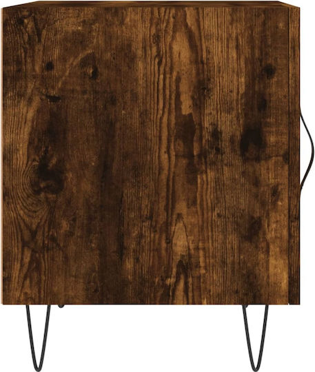 Комоди Дървени Опушен дъб 2бр 40x40x50см