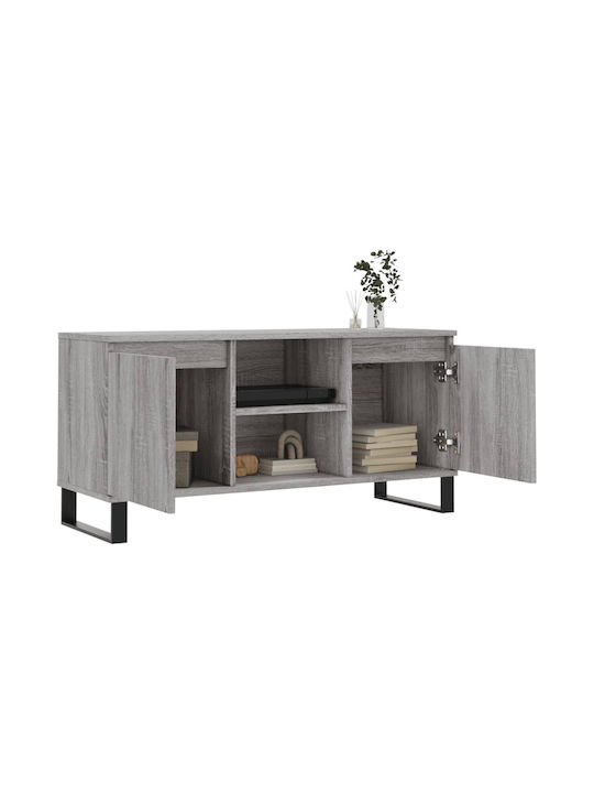 Έπιπλο Τηλεόρασης Γκρι Μ104xΠ35xΥ50cm