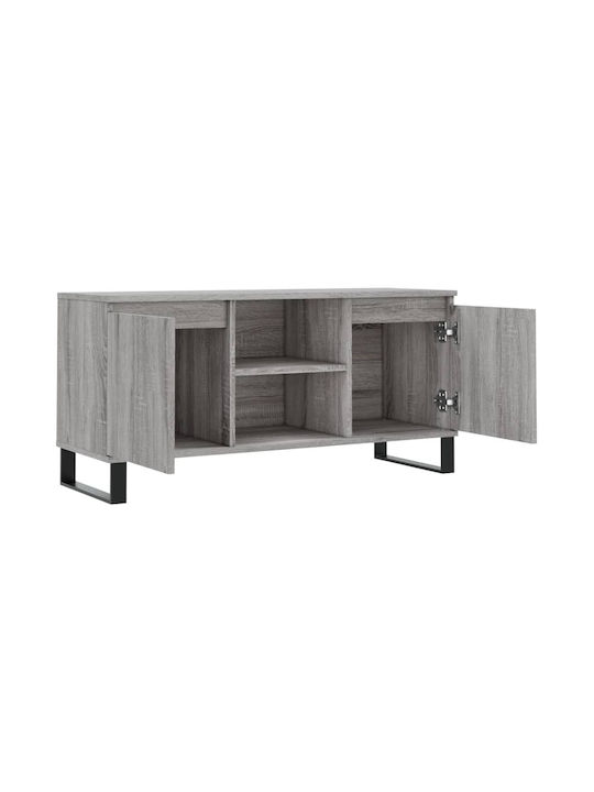 Έπιπλο Τηλεόρασης Γκρι Μ104xΠ35xΥ50cm