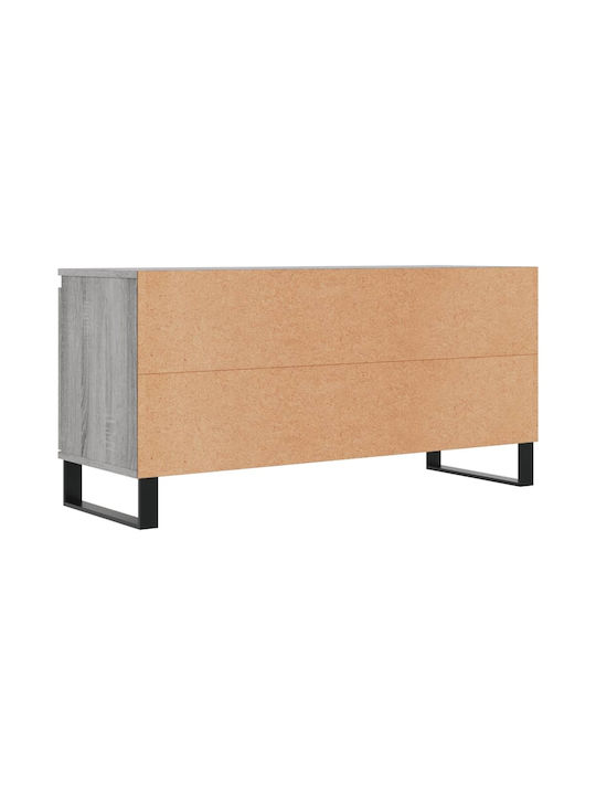 Έπιπλο Τηλεόρασης Γκρι Μ104xΠ35xΥ50cm