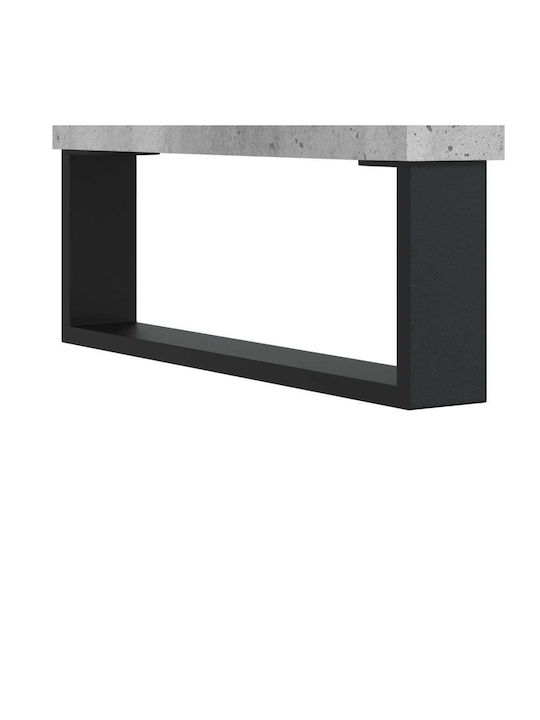 Κομοδίνα Ξύλινα Γκρι 2τμχ 40x35x47.5cm