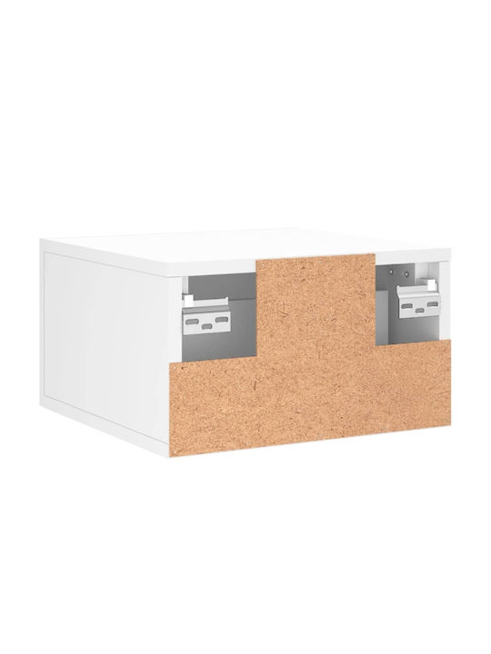 Комоди Дървени Бели 2бр 35x35x20см