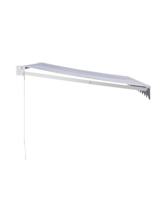 vidaXL Cort Terasă Albastru x2.5m