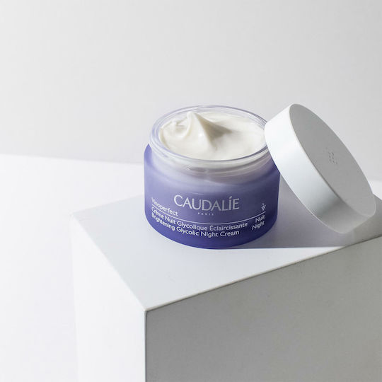 Caudalie Vinoperfect Glycolic Κρέμα Προσώπου Νυκτός για Ενυδάτωση, Πανάδες & Λεύκανση με Βιταμίνη C 50ml