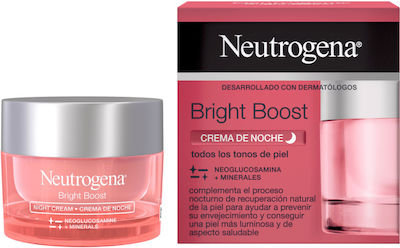 Neutrogena Bright Boost fără culoare Hidratantă Cremă Pentru Față cu Acid Hialuronic 50ml