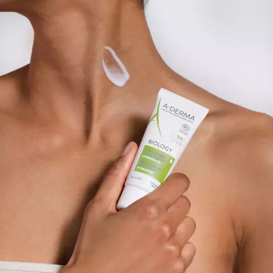 A-Derma Biology Dermatological Light Cream Hydrating Biology Light 24ωρη Ενυδατική Κρέμα Προσώπου με Aloe Vera 40ml