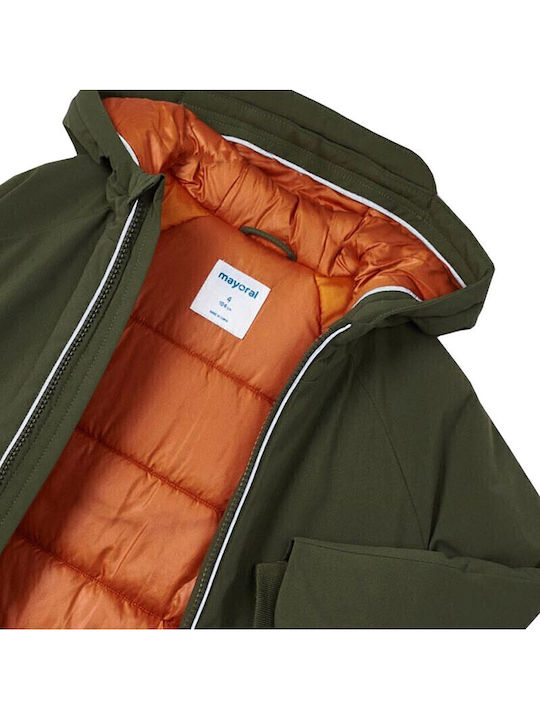 City Kids Parka Long with Lining & Hooded Khaki