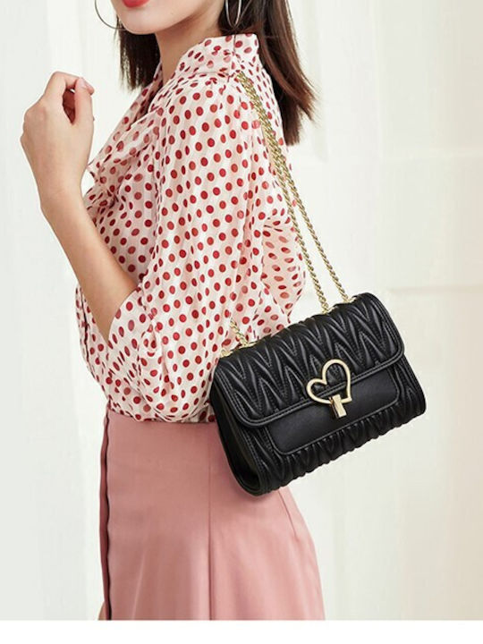 Leather Women's Bag Crossbody Black
