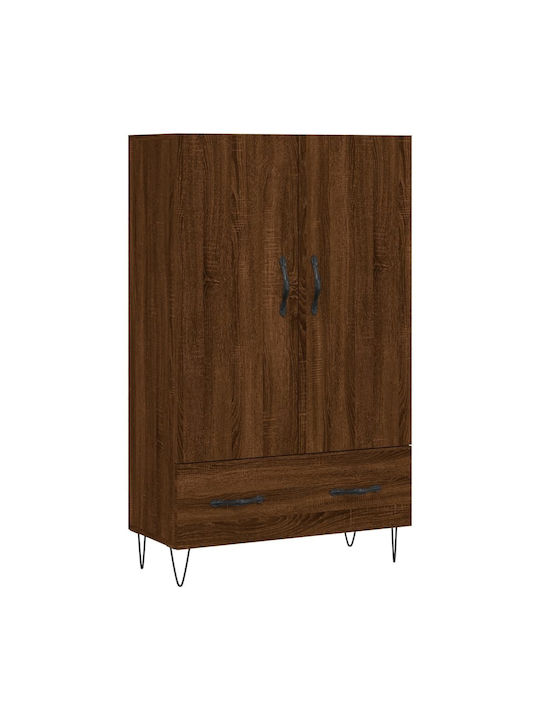 Schrank Boden Brown Oak 69.5x31x115cm