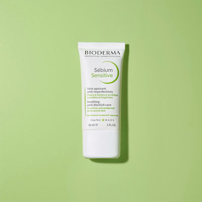 Bioderma Sebium Acne , Blemishes & Moisturizing 24h Day Cream Suitable for Sensitive Skin 30ml