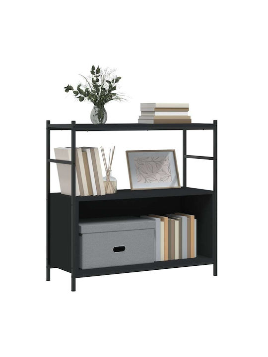 Bibliothek Schwarz 80x30x78.5cm