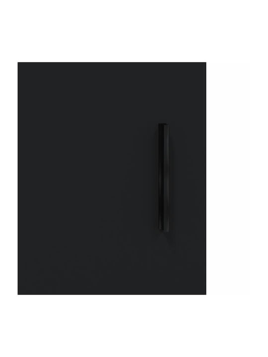 Noptiere Negre 2buc 40x40x50cm