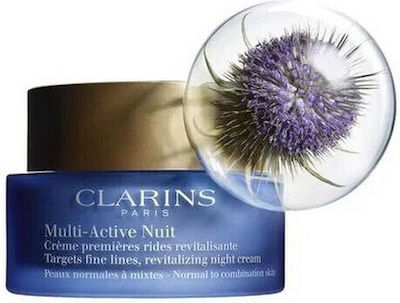 Clarins Multi-Active Moisturizing & Αnti-aging Night Cream Suitable for Normal/Combination Skin 50ml