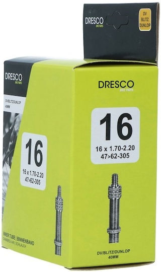 Dresco 5250447 Fahrradschlauch Dunlop Ventil 40mm