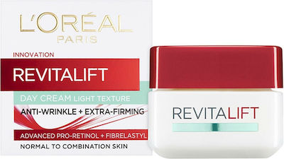 L'Oreal Paris Revitalift Licht Feuchtigkeitsspendend & Aufhellend Creme Gesicht Tag mit Retinol 50ml