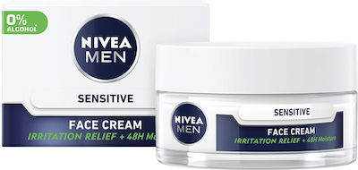 Nivea Sensitive Intensives Creme-Gel 48h Feuchtigkeitsspendend Männlich Gel Gesicht für Empfindliche Haut 50ml