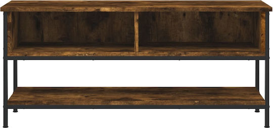 TV-Ständer aus Metall & Spanplatte Braun M100xT35xH45cm