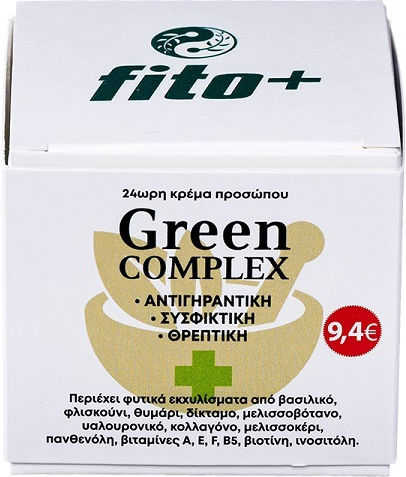 Fito+ Green Complex 24ωρη Συσφικτική Κρέμα Προσώπου με Υαλουρονικό Οξύ & Κολλαγόνο 50ml